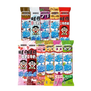 旺旺 冻痴 85ml/袋 4袋/组 随机2种口味 (椰奶味,香草味,牛奶味,咖啡味)