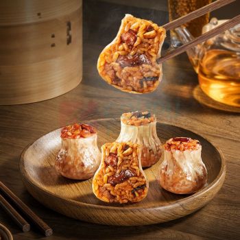 锋味派 黑猪三丁纸皮烧麦 270g*2袋 (新老包装交替发货)