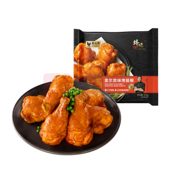 锋味派 烤翅根 奥尔良味 350g*2袋