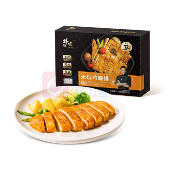 锋味派 无抗鸡胸排 (原味) 285g*4盒