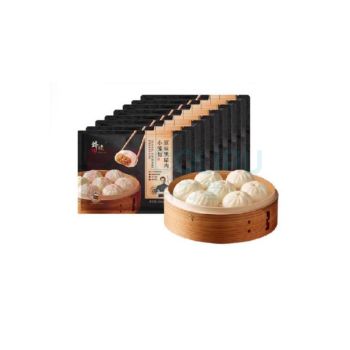 锋味派 黑猪肉小笼包 原味 200g*8袋