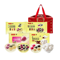 湾仔码头 水晶汤圆 1618g 香糯汤圆红豆沙味538g*1、彩珠水晶汤圆组合装(黑芝麻、紫薯、花生)360g*1、迷你水晶汤圆组合装(黑芝麻、紫薯、抹茶)360g*2