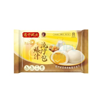 湾仔码头 早餐组合 1588g 爆汁流沙包350g*1、蜜汁叉烧包350g*1、秘制豆沙包350g*1、香糯黑芝麻汤圆538g*1