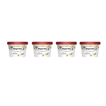 哈根达斯 Haagen-Daze 小杯冰淇淋 75ml/杯(香草味2杯装*2组)