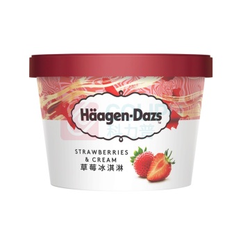 哈根达斯 Haagen-Daze 小杯冰淇淋 75ml/杯(草莓味2杯装*3组)