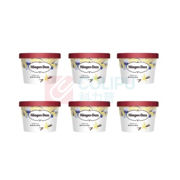 哈根达斯 Haagen-Daze 小杯冰淇淋 75ml/杯(香草味2杯装*3组)