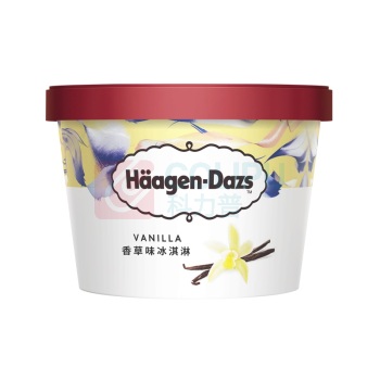 哈根达斯 Haagen-Daze 小杯冰淇淋 75ml/杯(香草味2杯装*5组)