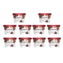哈根达斯 Haagen-Daze 小杯冰淇淋 75ml/杯(巧克力味2杯装*5组)