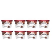 哈根达斯 Haagen-Daze 小杯冰淇淋 75ml/杯(巧克力味2杯装*4组)
