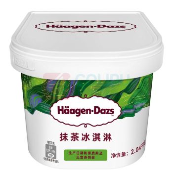 哈根达斯 Haagen-Daze 抹茶味冰淇淋 2.5L/桶