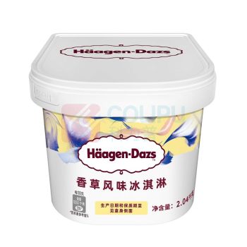 哈根达斯 Haagen-Daze 香草风味冰淇淋 2.5L/桶