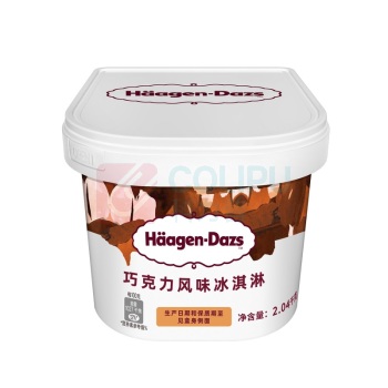 哈根达斯 Haagen-Daze 巧克力风味冰淇淋 2.5L/桶