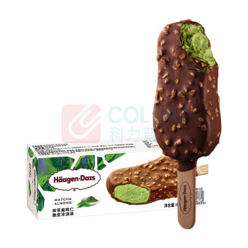 哈根达斯 Haagen-Daze 脆皮条冰淇淋组合装 64g*8支 (巧克力扁桃仁味、草莓口味、抹茶扁桃仁味、香草焦糖味) (下单备注口味,默认随机)