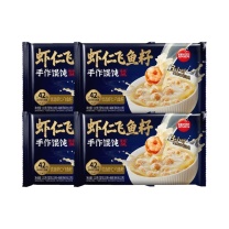 思念 虾仁飞鱼籽手作馄饨 132g*4袋