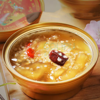 国济堂 即食鱼胶礼盒 倾橙娇颜 260克/碗×6碗