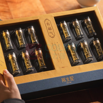 斛生记 霍山铁皮石斛枫斗有福气石斛枫斗礼盒 2.5g*12瓶