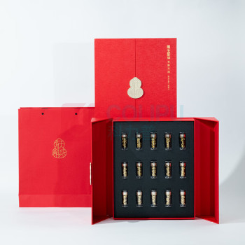 斛生记 霍山铁皮石斛枫斗斛福录有斛天成礼盒 2.5g*15瓶
