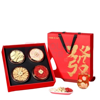 杞里香 四拼礼盒 220g 宁夏头茬枸杞西洋参当归