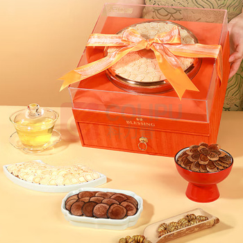 杞里香 西洋参石斛红参鹿茸黑枸杞多拼礼盒 240g