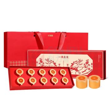 杞里香 西洋参黑枸杞礼双拼礼盒 100g 一禄生花 (红色)