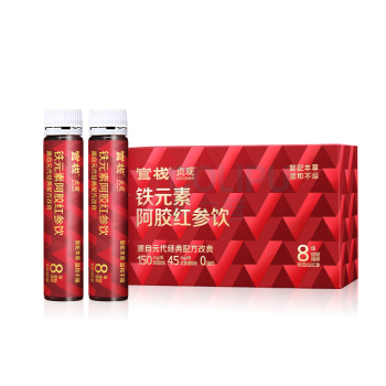 官栈 x贞观铁元素阿胶红参饮尝鲜装 30ml×4 赠品