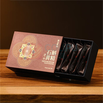 斛生记 铁皮石斛切片九蒸九晒黄精钛杯组合礼盒 石斛黄精+钛杯 120g*1盒 (银色)