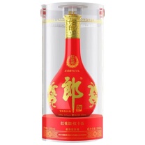 郎酒 红花郎15 酱香型白酒 53度 500ml/瓶