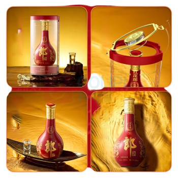 郎酒 红花郎15 酱香型白酒 53度 500ml/瓶