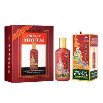 茅台 茅台王子酒 53度酱香型生肖白酒 乙巳蛇年 500ml/瓶