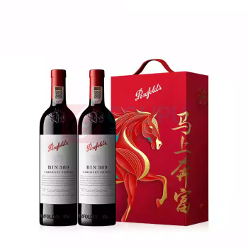 奔富 BIN389 赤霞珠设拉子干红葡萄酒红酒礼盒 750ml*2