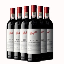 奔富 BIN 128 库纳瓦拉设拉子红葡萄酒 750ml*6