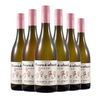 CERES 小时光阿斯蒂起泡葡萄酒 甜白 750ml*6