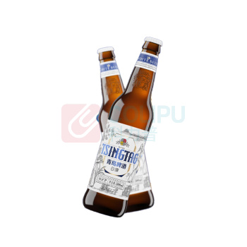 青岛啤酒 TSINGTAO 全麦白啤 原麦汁浓度10°P 500ml/瓶 12瓶/箱