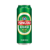 青岛啤酒 TSINGTAO 经典拉格 550ml/罐 18罐/箱