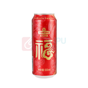 青岛啤酒 TSINGTAO 福禧罐啤酒 500ml/罐 12罐/箱