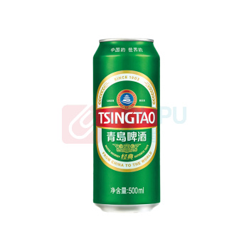 青岛啤酒 TSINGTAO 经典拉格 浓郁麦香 500ml/罐 24罐/箱