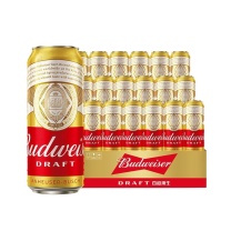 百威 啤酒经典纯生 500ml*18听