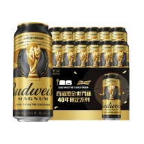 百威 黑金啤酒 500ml*12整