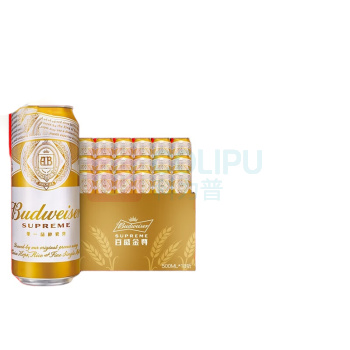百威 金尊啤酒 500ml*18听
