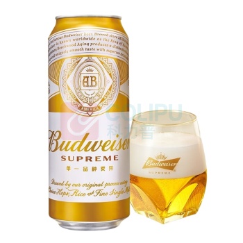 百威 金尊啤酒 500ml*18听