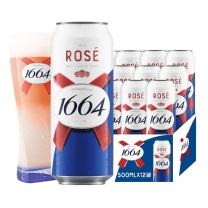 kronenbourg 1664 桃红啤酒 500ml*12