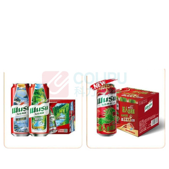 乌苏啤酒 大红乌苏风景罐 500ml*12罐