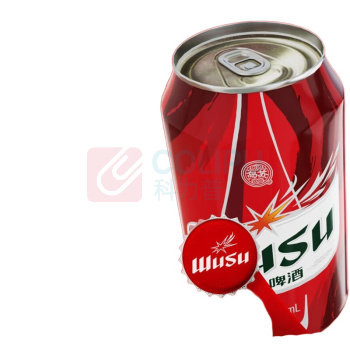 乌苏啤酒 大红乌苏烈性啤酒 330ml*24罐