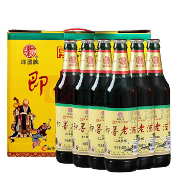 即墨老酒 二年 半甜型 北方黄酒 470ml*6瓶