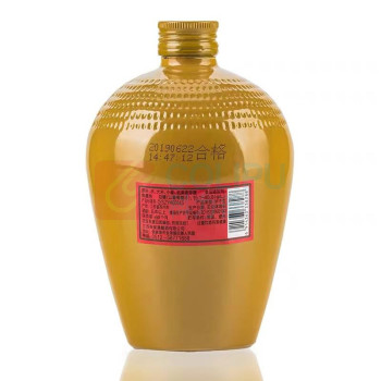 沙洲优黄 低聚糖五年 小黄坛 半干型 苏派黄酒 500ml*8瓶