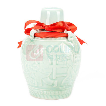女兒红 青瓷六年 半甜型 绍兴黄酒 1.5L/坛