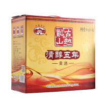 古越龙山 清醇五年 半甜型 绍兴黄酒 500ml*6瓶