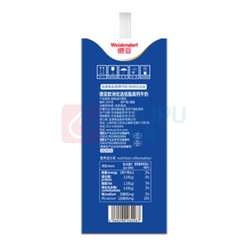 德亚 WEIDENDORF 牛奶礼盒 高钙低脂 200ml*12