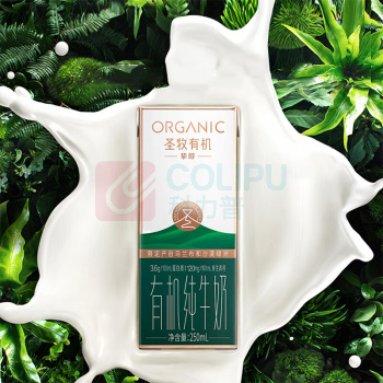 圣牧 有机纯牛奶 挚醇 250ml/盒 12盒/箱