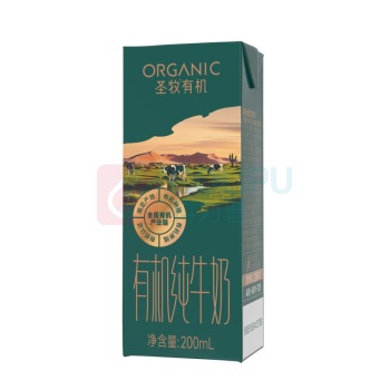 圣牧 有机纯牛奶全脂灭菌乳利乐苗条装 200ml*10盒 (战区青春版)